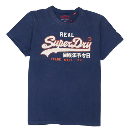 Mens UK Size XL Superdry Blue  T-Shirt