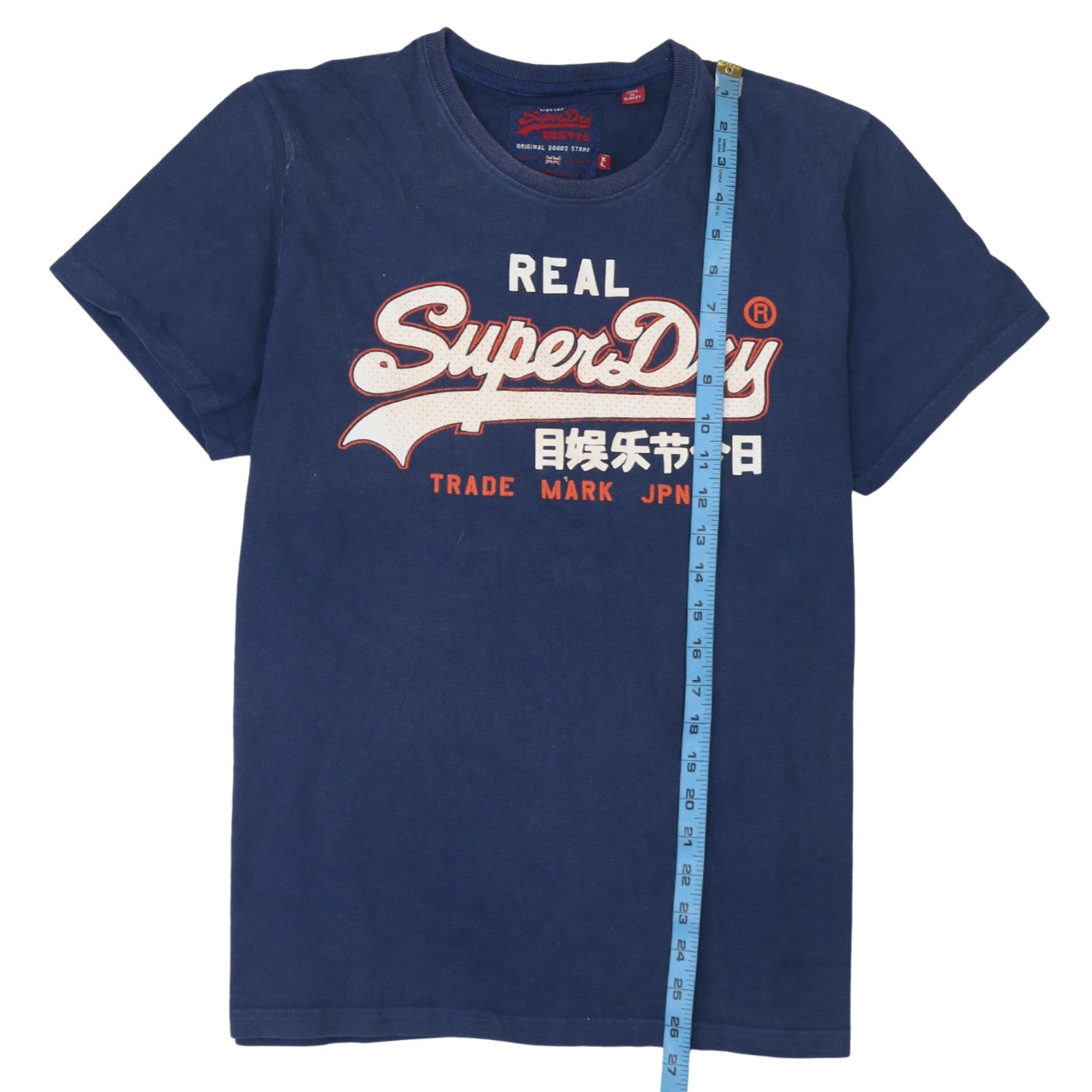 Mens UK Size XL Superdry Blue  T-Shirt