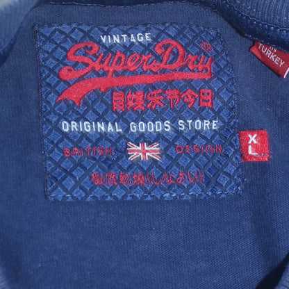 Mens UK Size XL Superdry Blue  T-Shirt