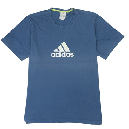 Mens UK Size M adidas Blue  T-Shirt