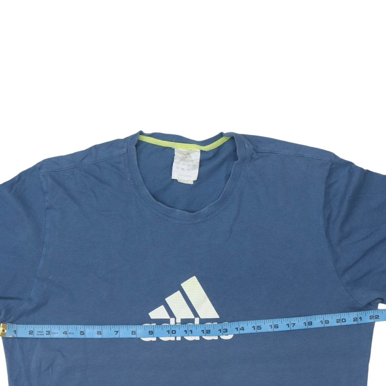 Mens UK Size M adidas Blue  T-Shirt