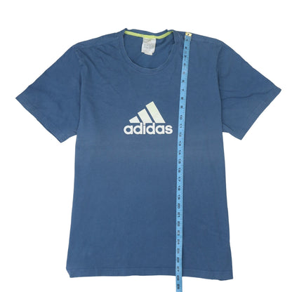 Mens UK Size M adidas Blue  T-Shirt