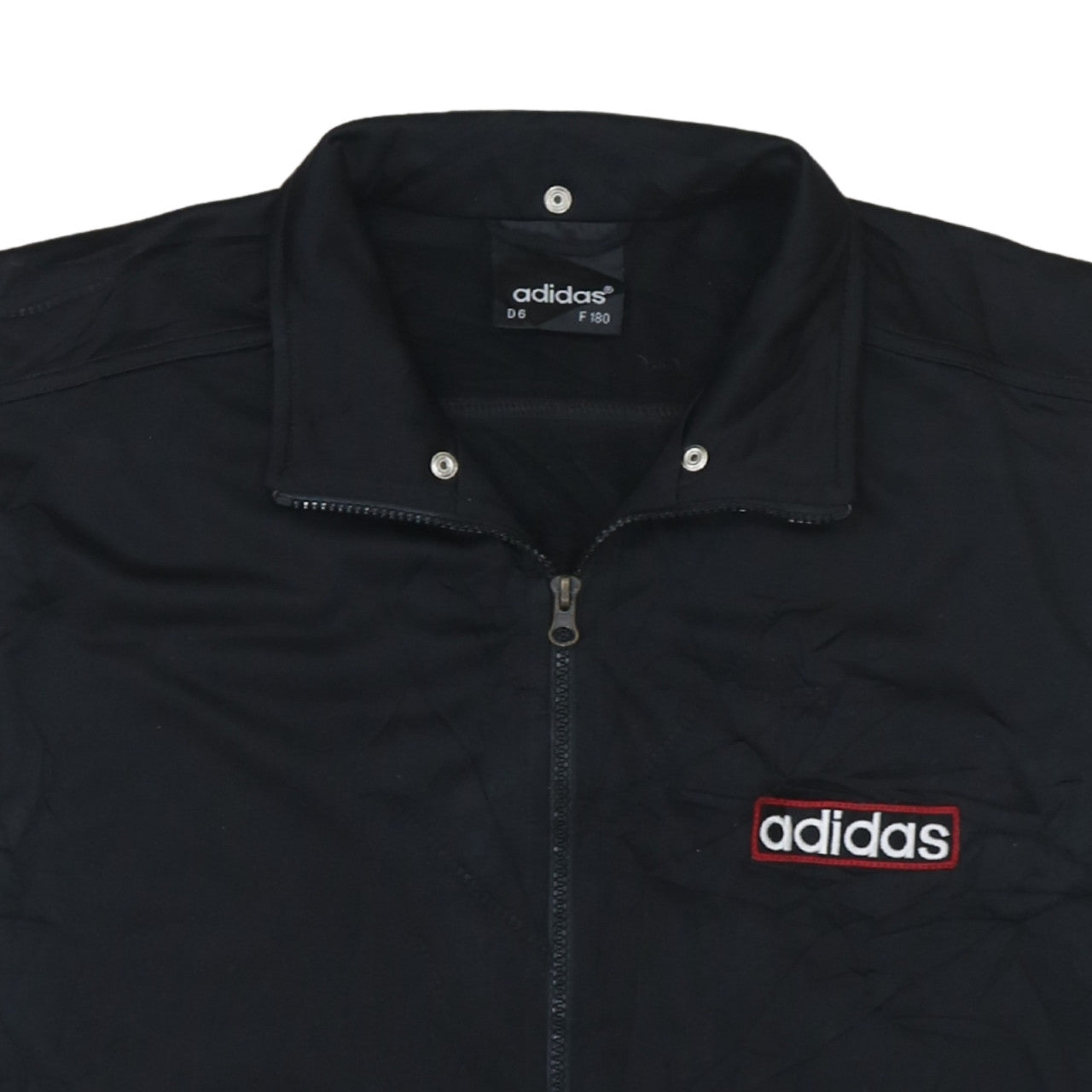 adidas Mens Black L Sports Waistcoat Bodywarmer Logo Zip Vest
