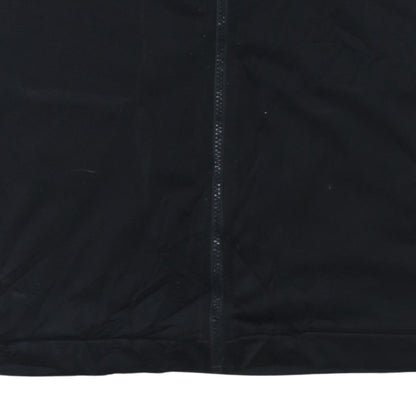 adidas Mens Black L Sports Waistcoat Bodywarmer Logo Zip Vest