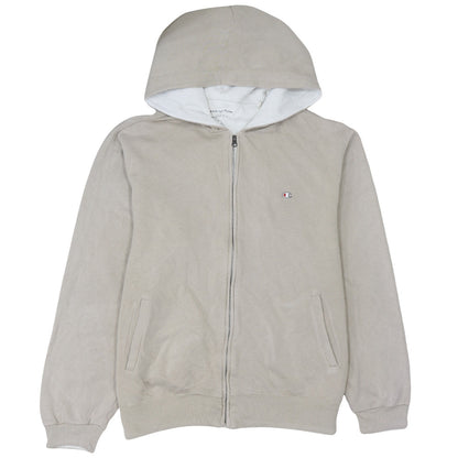 Mens UK Size M Champion Beige Full Zip Hoodie