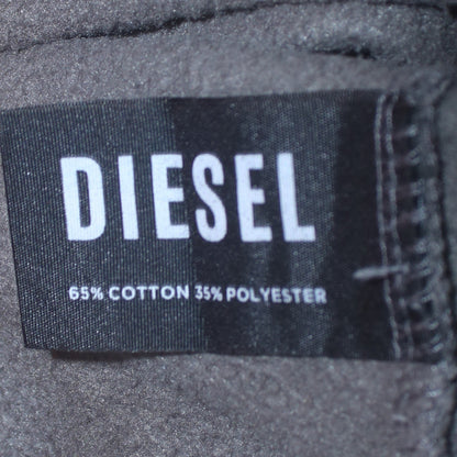 Mens UK Size L Diesel Grey Full Zip Hoodie