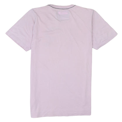 G-Star Men’s Pink RAW Denim 3301 Graphic Print Cotton T-Shirt M