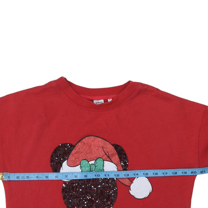 Womens UK Size M NEXT Red Pullover Sweatshirt
