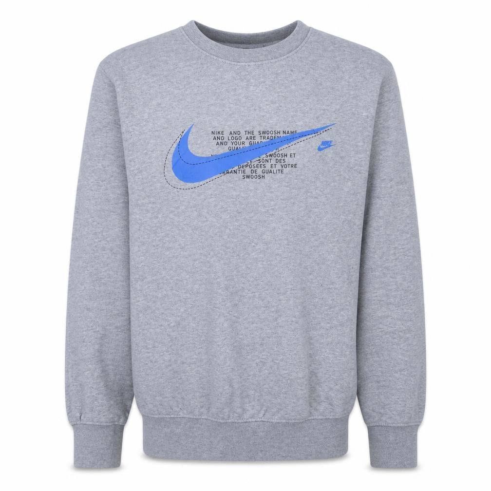 Mens UK Size S Nike Grey Pullover Sweatshirt