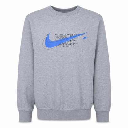 Mens UK Size S Nike Grey Pullover Sweatshirt