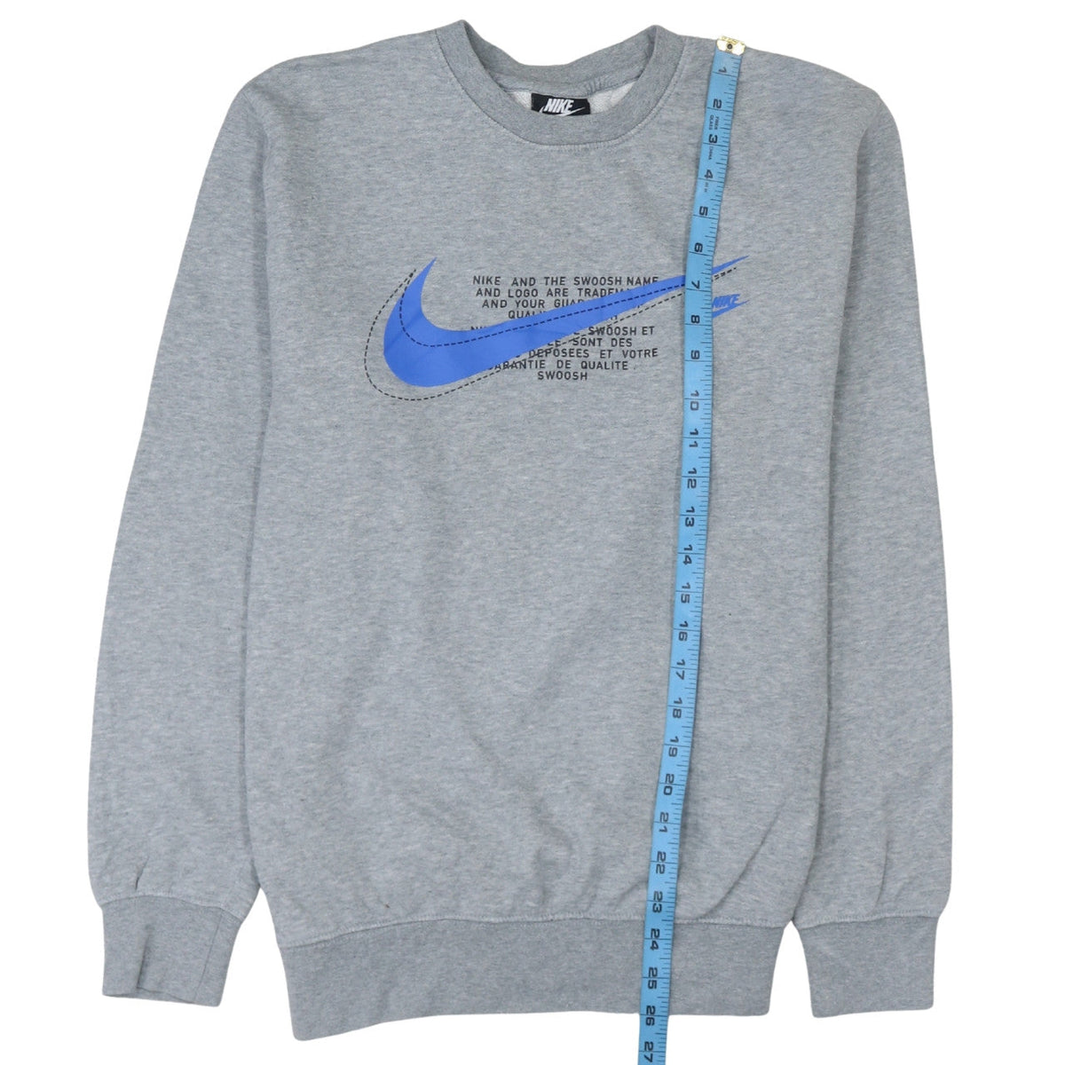 Mens UK Size S Nike Grey Pullover Sweatshirt