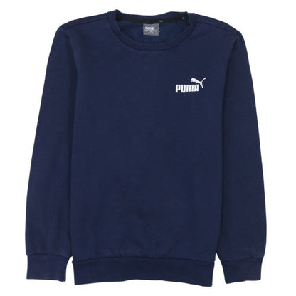 Mens UK Size XS PUMA Blue Pullover Sweatshirt