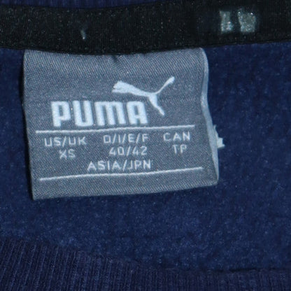 Mens UK Size XS PUMA Blue Pullover Sweatshirt