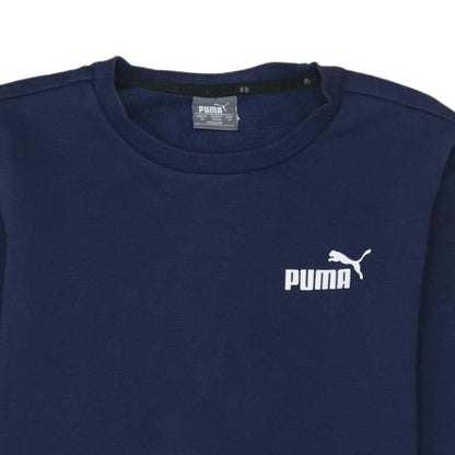 Mens UK Size XS PUMA Blue Pullover Sweatshirt