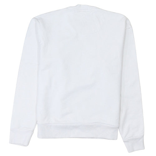 Womens UK Size 10 Lacoste White Pullover Sweatshirt