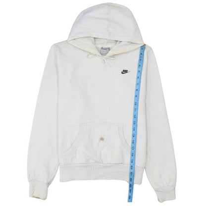 Mens UK Size XL Nike White Pullover Hoodie