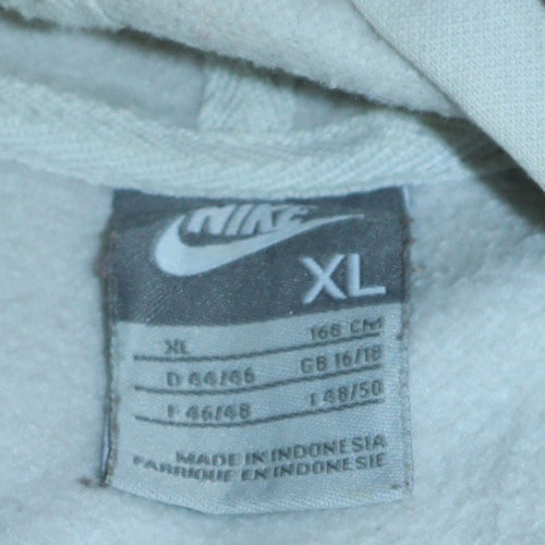 Mens UK Size XL Nike White Pullover Hoodie
