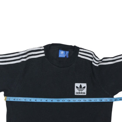 Mens UK Size M adidas Black Pullover Sweatshirt