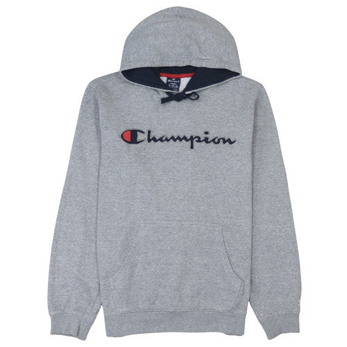 Mens UK Size L Champion Grey Pullover Hoodie
