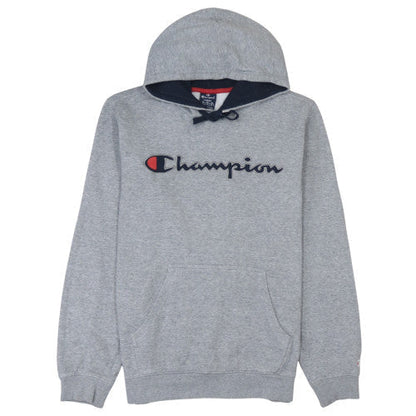 Mens UK Size L Champion Grey Pullover Hoodie