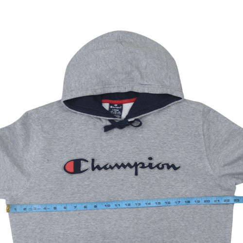 Mens UK Size L Champion Grey Pullover Hoodie