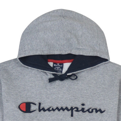 Mens UK Size L Champion Grey Pullover Hoodie