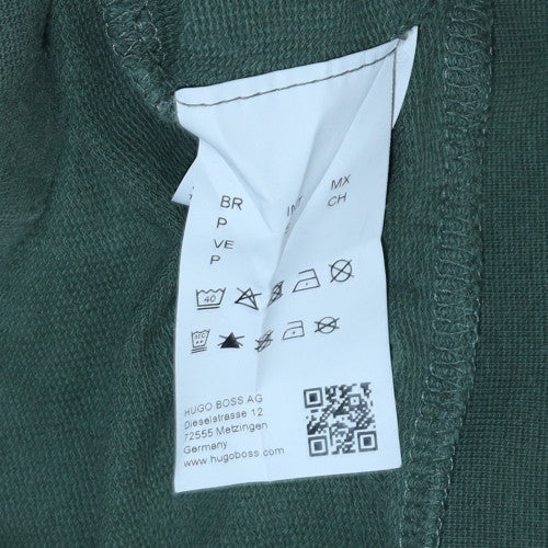 Mens UK Size M HUGO BOSS Green Full Zip Hoodie