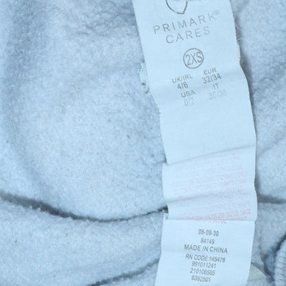 Womens UK Size 2XS Primark Grey Pullover Hoodie
