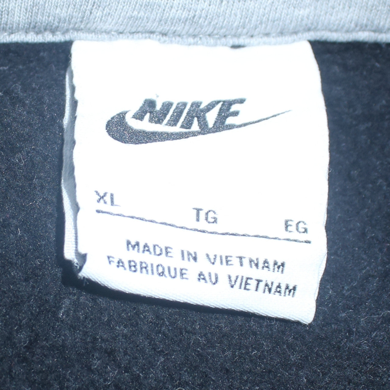 Mens UK Size XL Nike Black Pullover Hoodie