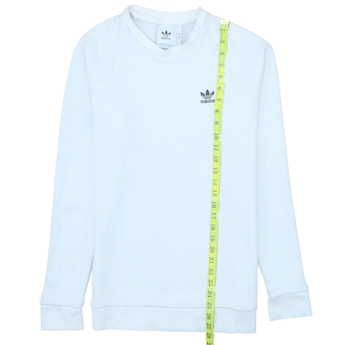 Mens UK Size S adidas White Pullover Sweatshirt