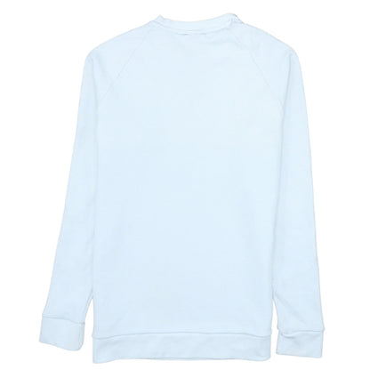 Mens UK Size S adidas White Pullover Sweatshirt