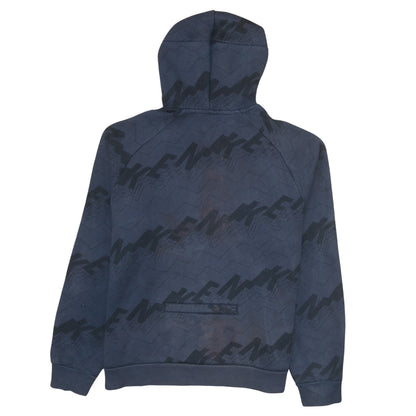 Mens UK Size L Nike Blue Pullover Hoodie