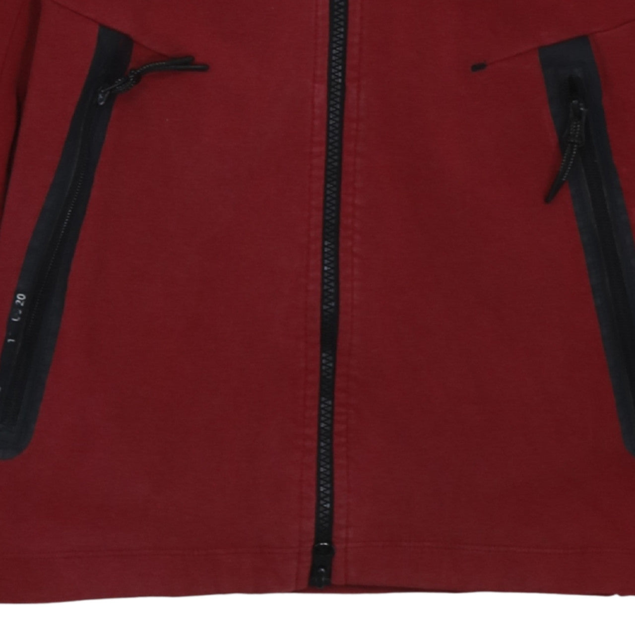 Mens UK Size XS Nike Red Full Zip Hoodie