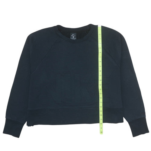 Womens UK Size L Nike Black Pullover Sweatshirt