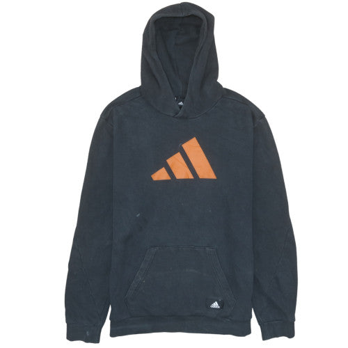 Mens UK Size M adidas Black Pullover Hoodie