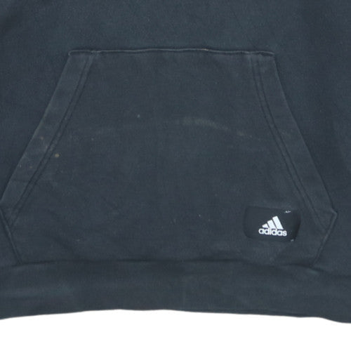Mens UK Size M adidas Black Pullover Hoodie