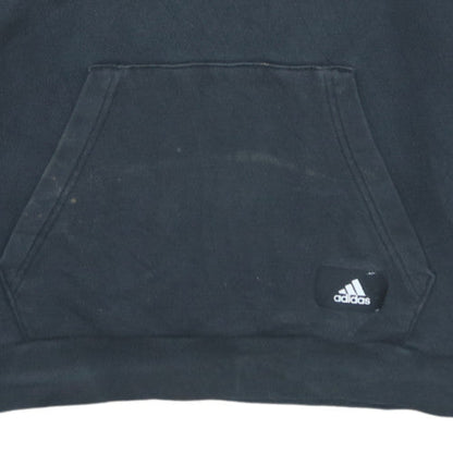 Mens UK Size M adidas Black Pullover Hoodie
