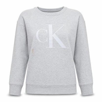 Womens UK Size S Calvin Klein Jeans Grey Pullover Sweatshirt