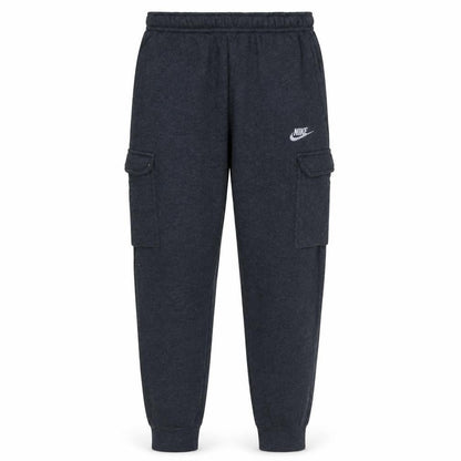 Nike Men's Black Cargo Jogger Sweatpants Small Fleece Lined