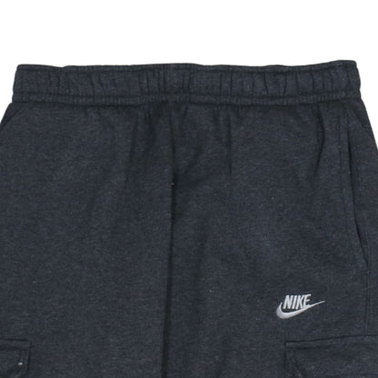 Nike Men's Black Cargo Jogger Sweatpants Small Fleece Lined