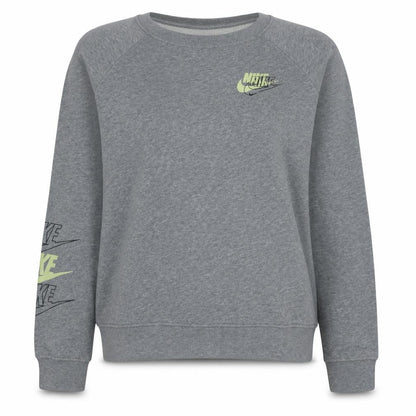 Womens UK Size M Nike Grey Pullover Sweatshirt