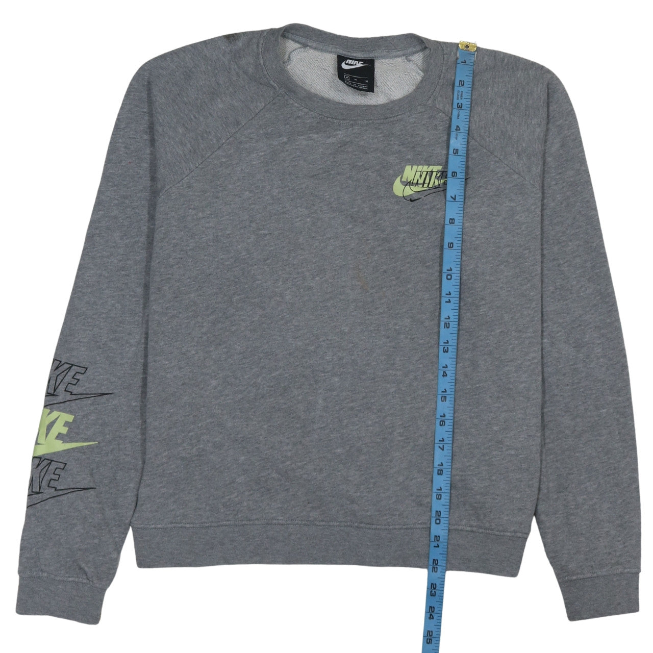 Womens UK Size M Nike Grey Pullover Sweatshirt