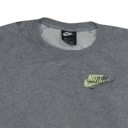 Womens UK Size M Nike Grey Pullover Sweatshirt