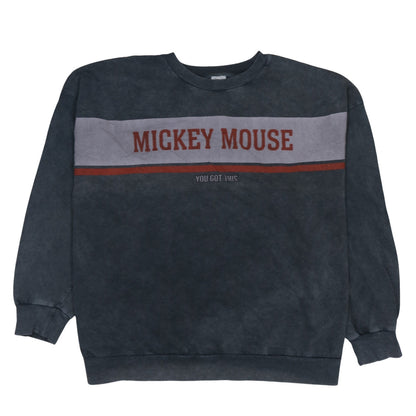 Womens UK Size 2XL Disney at George Black Pullover Sweatshirt