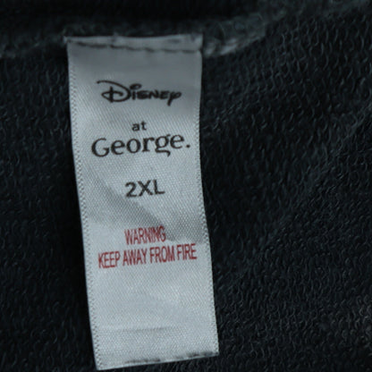 Womens UK Size 2XL Disney at George Black Pullover Sweatshirt