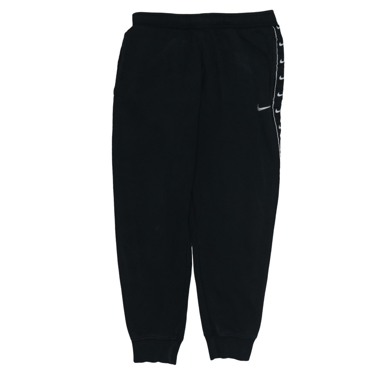 Mens UK Size S Nike Regular Fit Jogger Black Trousers