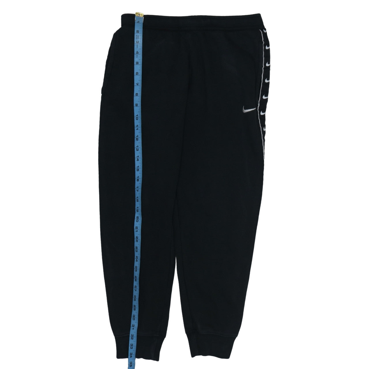 Mens UK Size S Nike Regular Fit Jogger Black Trousers
