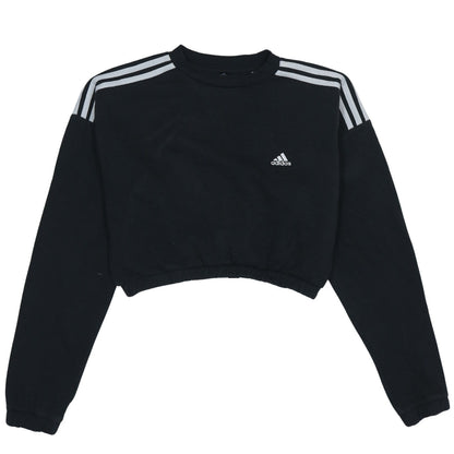 Womens UK Size M adidas Black Pullover Sweatshirt