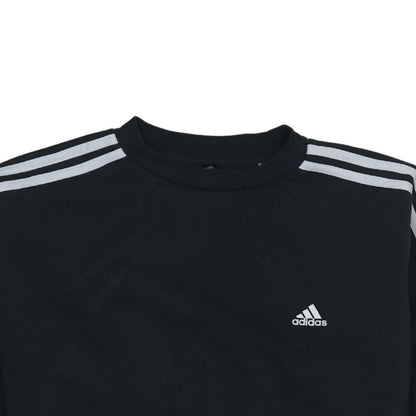 Womens UK Size M adidas Black Pullover Sweatshirt
