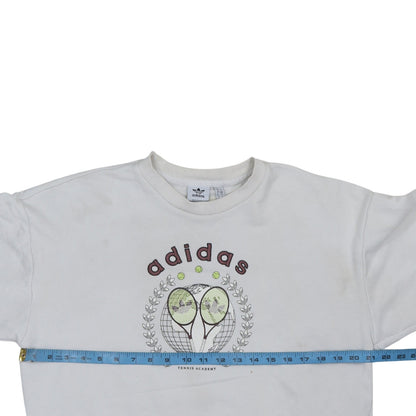 Womens UK Size 10 adidas White Pullover Sweatshirt